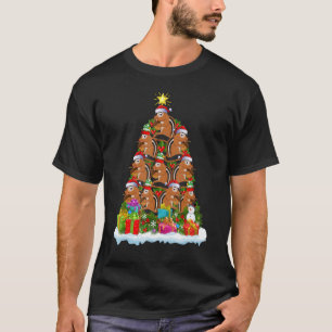Chipmunk   Xmas Holiday   Chipmunk Christmas Tree T-Shirt
