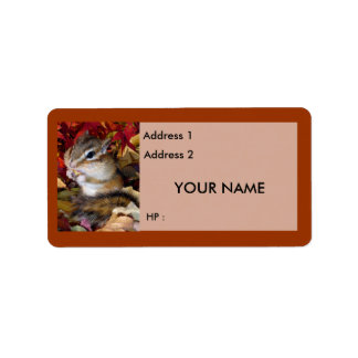 Chipmunks and Squirrels , Label