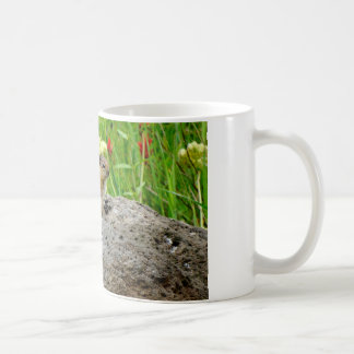 Chipmunks and wildflowers coffee mug