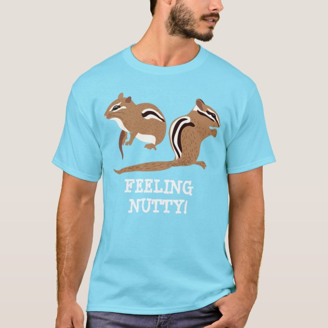 Chipmunks Custom Message Graphic T-Shirt (Front)