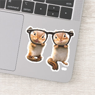 Chipmunks in Reading Glasses