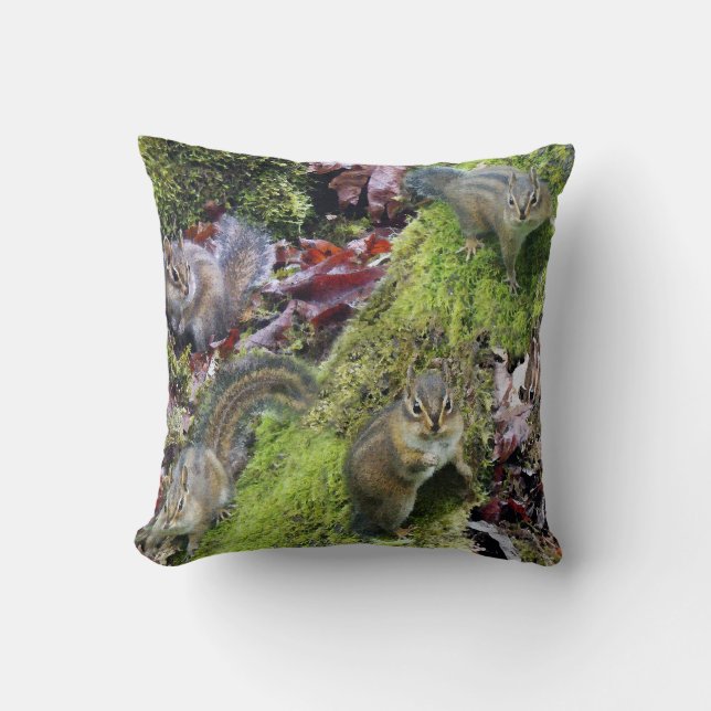 Chipmunks Pillow (Front)