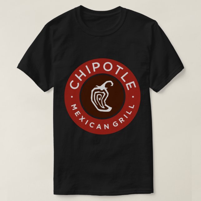Chipotle-Merch Mexican Sticker T-Shirt (Design Front)