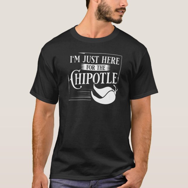 Chipotle Peppers Sauce Chilli Salsa Powder Queso F T-Shirt (Front)