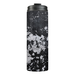 Chipped black paint thermal tumbler