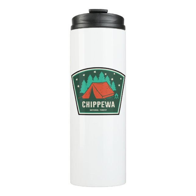 Chippewa National Forest Camping Thermal Tumbler (Front)