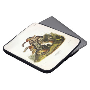 Chipping Squirrel ( Eastern Chipmunk ) by Audubon Laptop Sleeve
