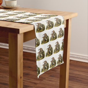 Chipping Squirrel ( Eastern Chipmunk ) by Audubon Medium Table Runner