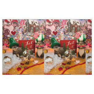Chippy Christmas Fun! Fabric