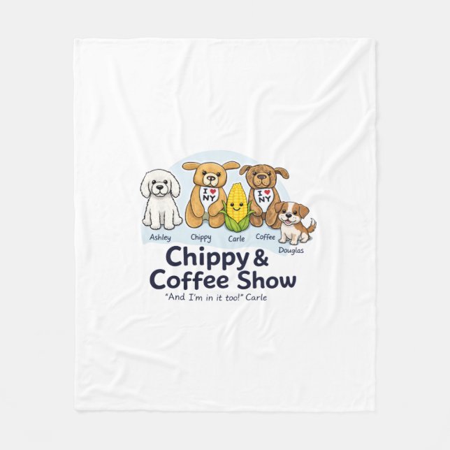 Chippy&Coffee Show Blanket (Front)