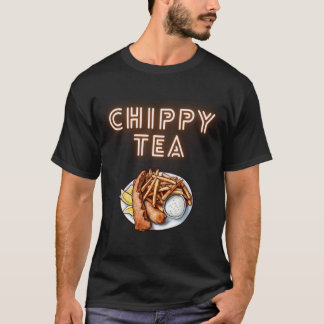 Chippy Tea or Fish and Chips Design T Shirt