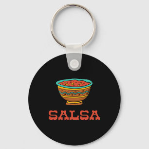 Chips And Salsa Matching Couple Halloween Cinco De Key Ring