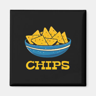 Chips And Salsa Matching Couple Halloween Costume Magnet