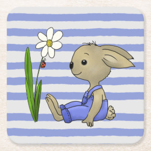 Chips and stiffeners square paper coaster