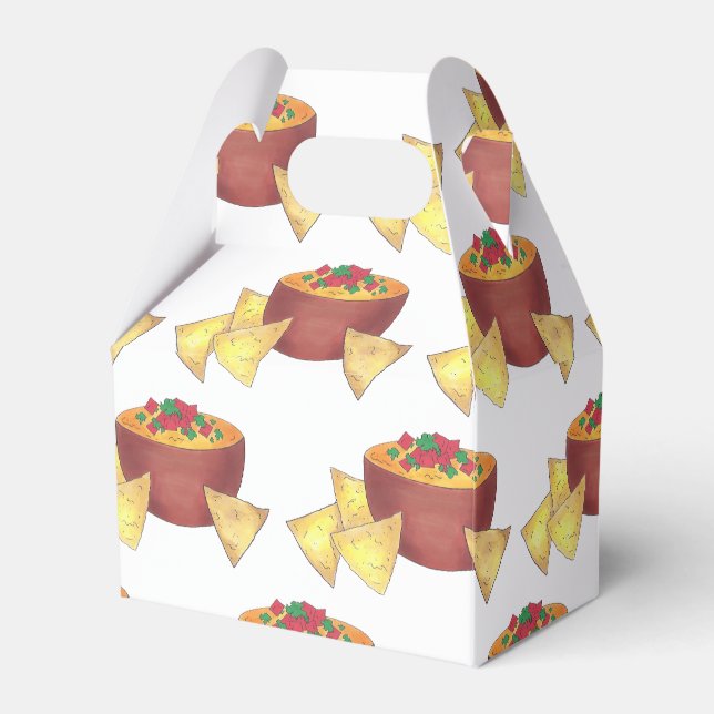 Chips Chilli Con Queso Blanco Nachos Cheese Dip Favour Box (Front Side)