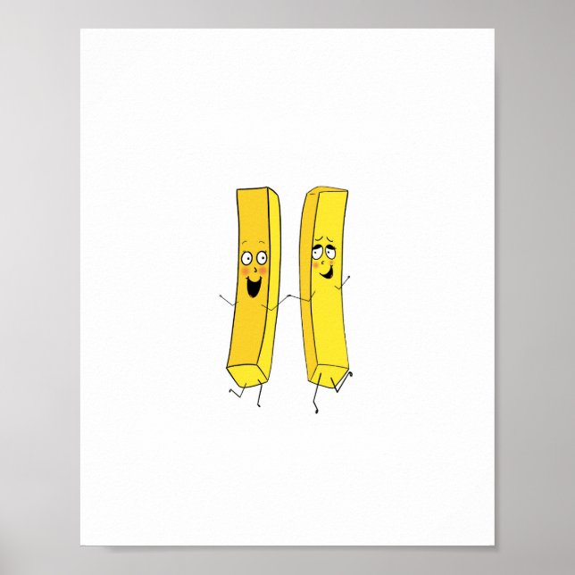 Chips, fries themed poster (Front)