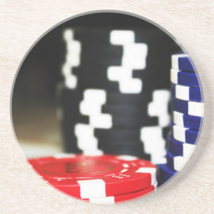 Chips Gambling Casino Win Game Luck Risk Bet Coaster