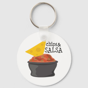 Chips & Salsa Key Ring