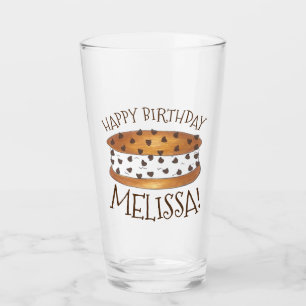 Chipwich Chocolate Chip Cookie Ice Cream Sandwich Glass