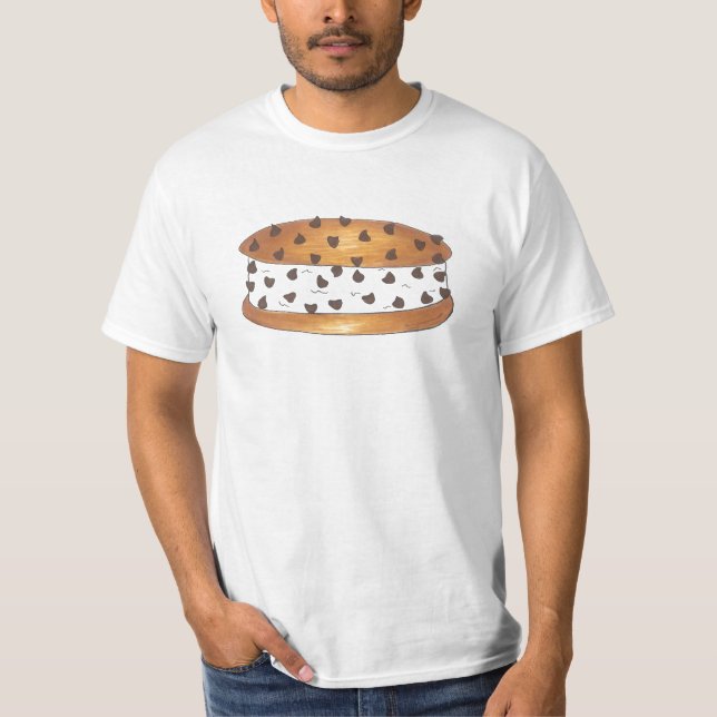 Chipwich Chocolate Chip Cookie Ice Cream Sandwich T-Shirt (Front)