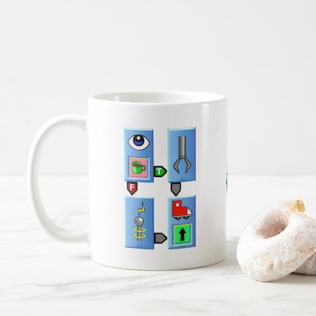ChipWits IBOL IF SEE Coffee Design Coffee Mug (With Donut)