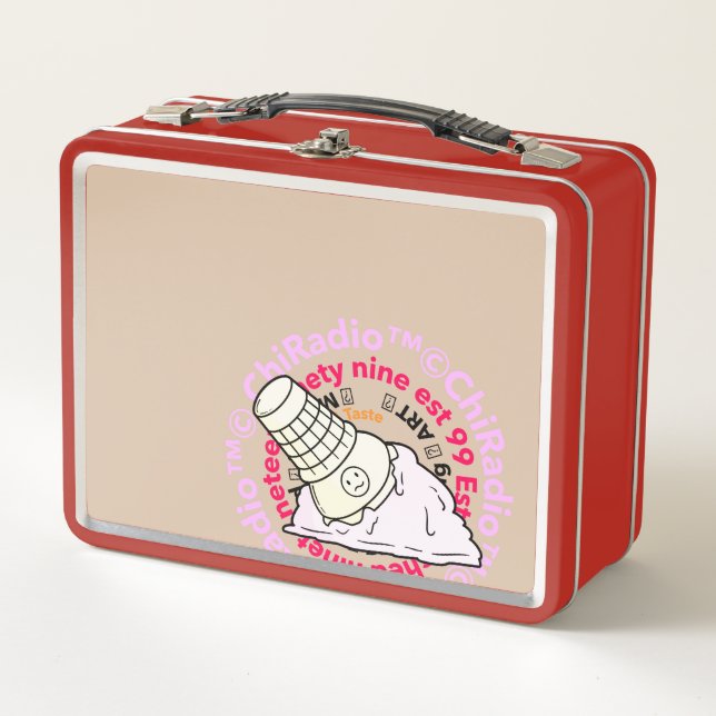 ChiRadio LLC IceCream logo Lunch Box (Front)