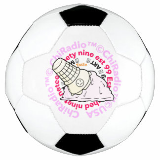 CHIRadio LLC iceCream LOGO  Soccer Ball