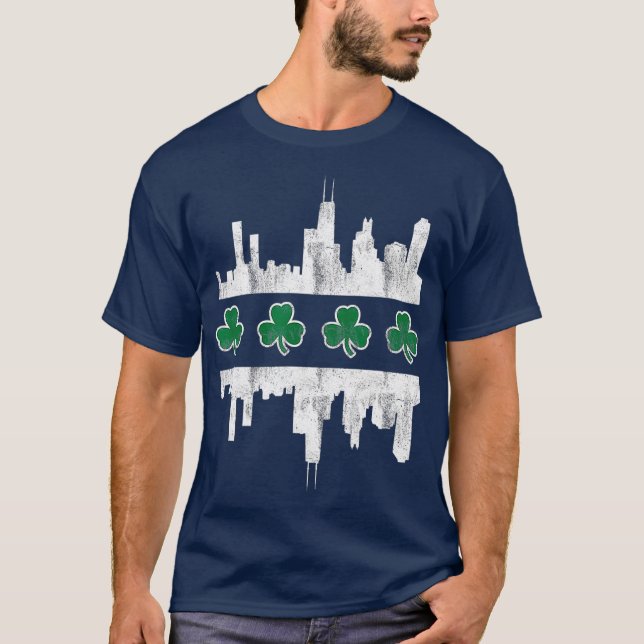 Chirish Southside Irish St Patricks Day Chicago T-Shirt (Front)