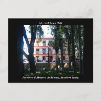 Chirivel Town Hall postcard - Almeria, Spain
