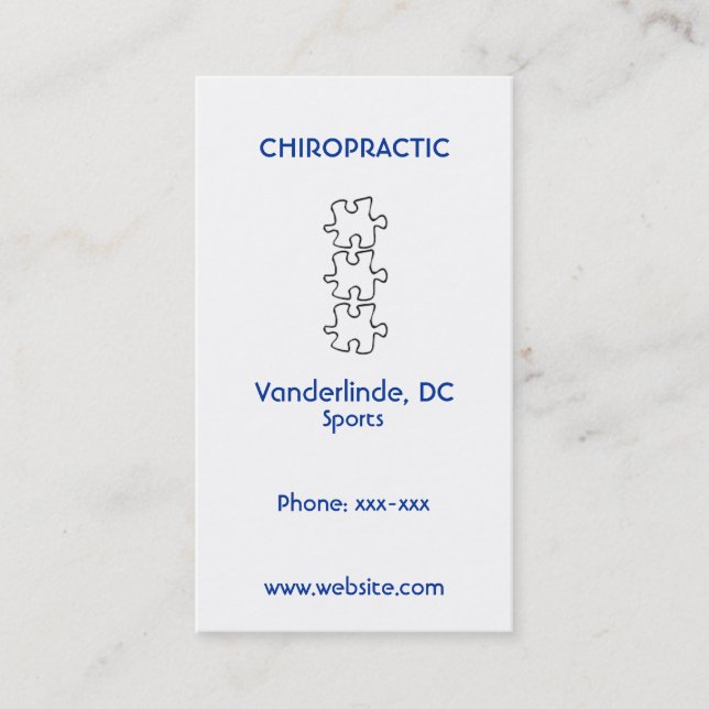 cHIRO cARD (Front)