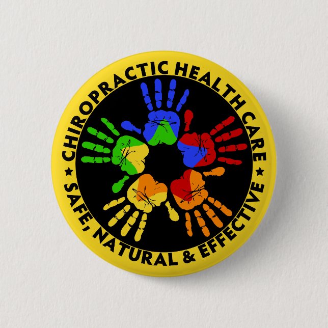 Chiro Health Care Button (Front)