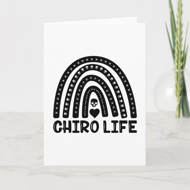 Chiro Life Chiropractic Spine Chiropractor Card (Front)