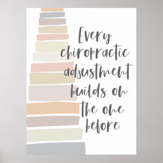 Chiropractic Adjustment Poster, Chiropractic Poster