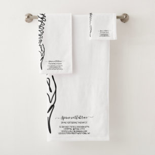 Chiropractic Anatomy Orthopaedic doctor Bath Towel Set