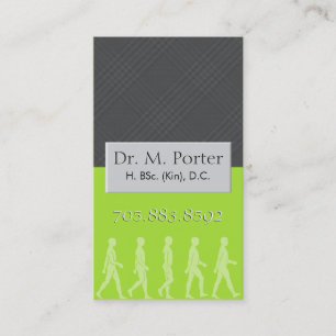 Chiropractic and Medical Business Card - Monogram
