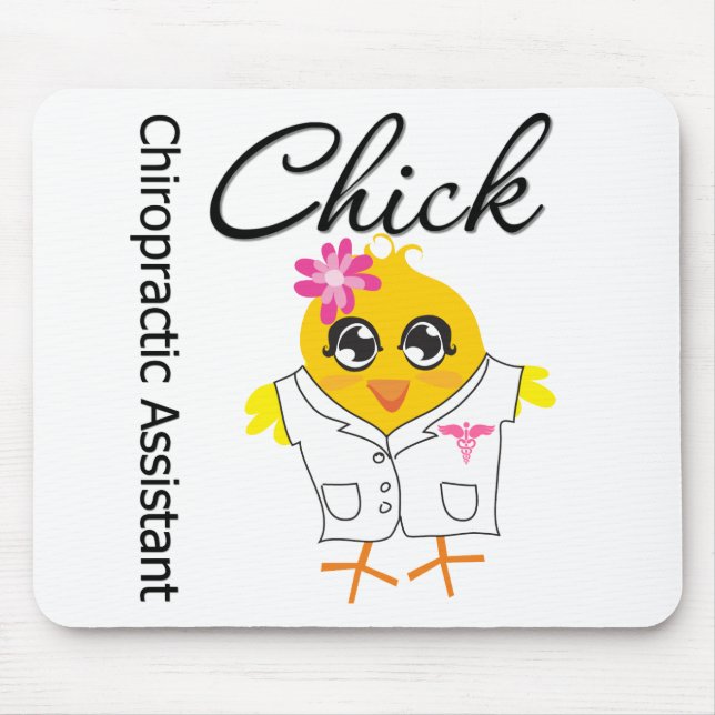 Chiropractic Assistant Chick Mouse Pad (Front)