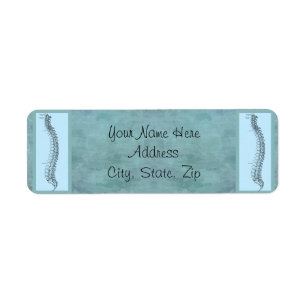 Chiropractic Business Return Address Label