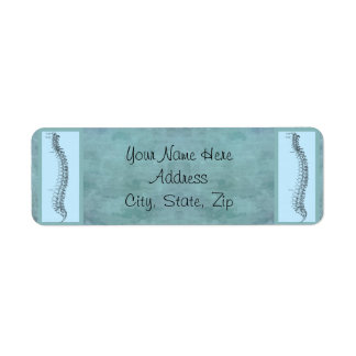 Chiropractic Business Return Address Label