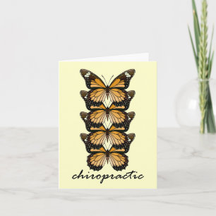 Chiropractic Butterflies Card