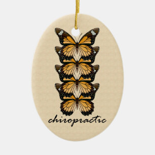 Chiropractic Butterflies Ornament