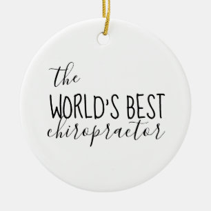 Chiropractic, Chiropractic Gift, Chiropractic Ceramic Ornament