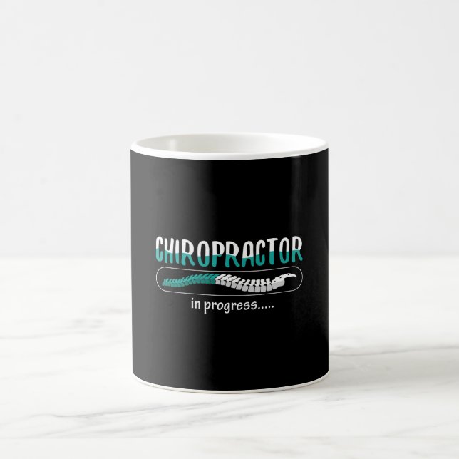 Chiropractic Chiropractor In Progress Chiro Spine Coffee Mug (Center)