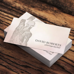 Chiropractic Chiropractor Massage Therapy Spa Business Card