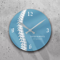 Chiropractic Chiropractor Spine Therapist Blue