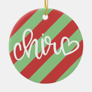 Chiropractic Christmas Ornament, Chiropractic, Ceramic Ornament