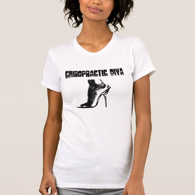 Chiropractic Diva Black Shirt (Front)