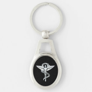 Chiropractic Emblem Chiropractor Keychain
