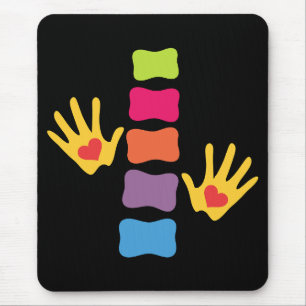 Chiropractic Hands and Spine Mousepad