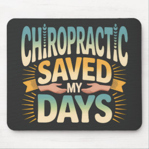 Chiropractic Healing and Back Pain Relief Mouse Pad