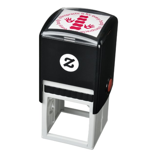 Chiropractic Is For Every Body Hands & Spine Logo Self-inking Stamp (Product)